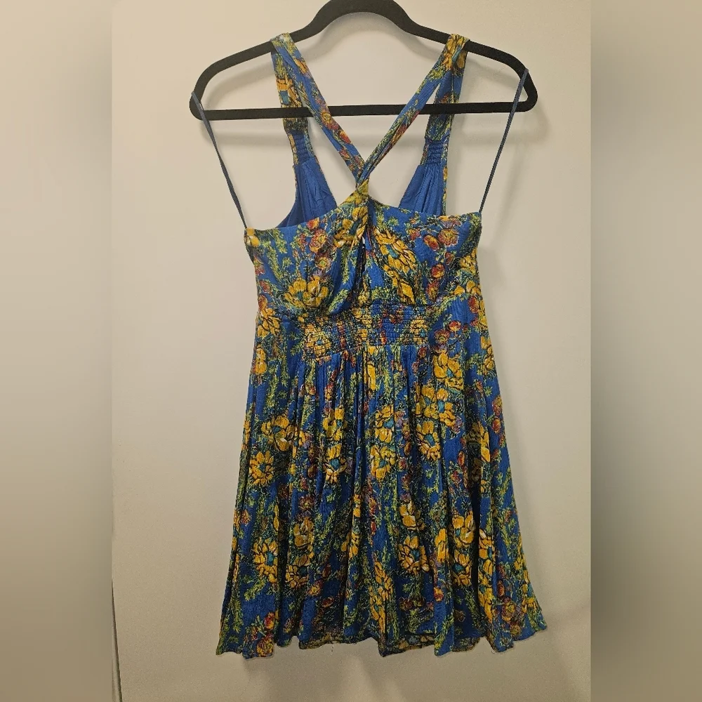 Free People Washed Ashore Floral Strappy Romantic Sundress Size XS - Picture 4 of 10